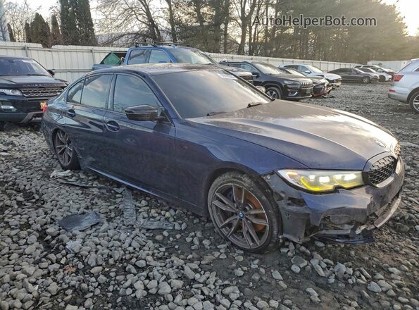 WBA5U9C09LFH14141 2020 BMW M3 Blue წინა მარჯვენა