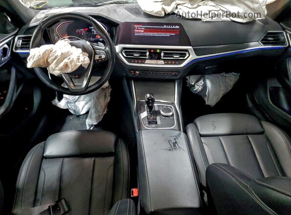 WBA63AV01NFM11019 2022 BMW 4 SERIES Black Вид панелі приладів