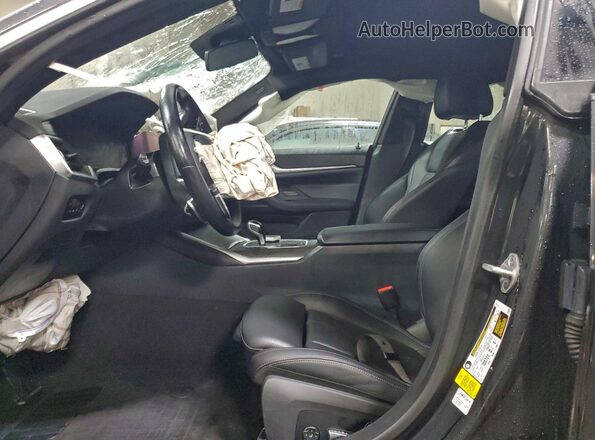 WBA63AV01NFM11019 2022 BMW 4 SERIES Black Вид салону спереду