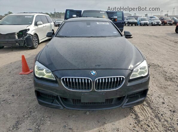 WBA6D0C3XHG639880 2017 BMW 6 SERIES Black წინა ხედი