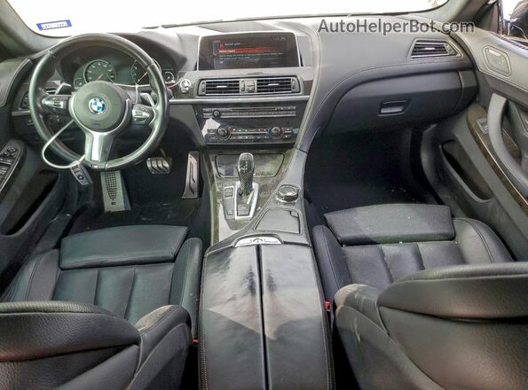 WBA6D0C3XHG639880 2017 BMW 6 SERIES Black წინა პანელის ხედი