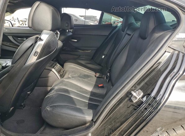 WBA6D0C3XHG639880 2017 BMW 6 SERIES Black უკანა სავარძლების ხედი
