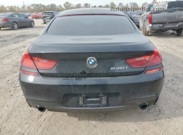 WBA6D0C3XHG639880 2017 BMW 6 SERIES Black უკანა ხედი