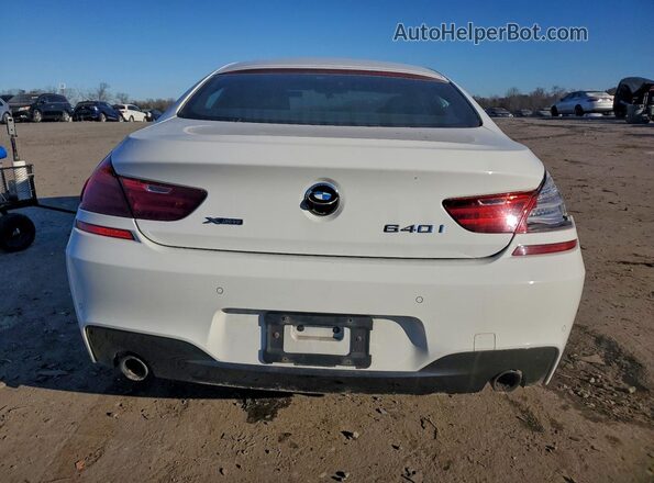WBA6D2C59GGT66166 2016 BMW 6 SERIES White Вид ззаду