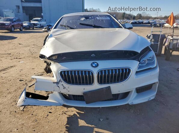 WBA6D2C59GGT66166 2016 BMW 6 SERIES White Вид спереду