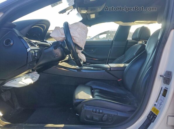 WBA6D2C59GGT66166 2016 BMW 6 SERIES White Вид салону спереду