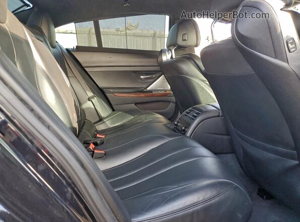WBA6D4C34HD981303 2017 BMW 6 SERIES Blue უკანა სავარძლების ხედი