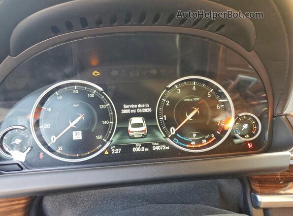 WBA6D4C34HD981303 2017 BMW 6 SERIES Blue ხელსაწყოთა პანელის ხედი