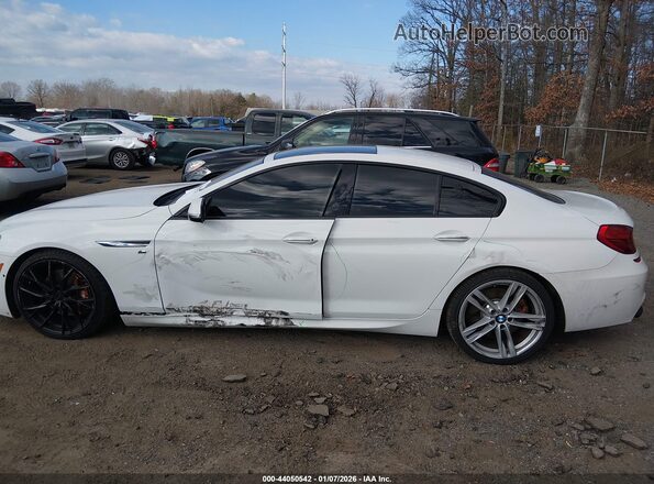 WBA6D6C54GG387658 2016 BMW 6 SERIES Белый Панорамный вид салона 360°