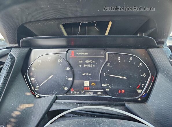 WBA73AK00L7F97896 2020 BMW 2 SERIES White Vista del cuadro de instrumentos