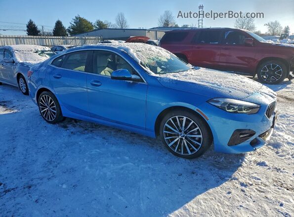 WBA73AK01M7H32708 2021 BMW 2 SERIES Blue Передня права чверть