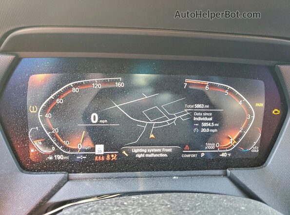 WBA73AK03R7R37273 2024 BMW 2 SERIES Black Widok zestawu wskaźników