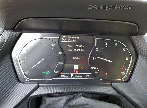 WBA73AK04L7F88585 2020 BMW 2 SERIES Gray ხელსაწყოთა პანელის ხედი