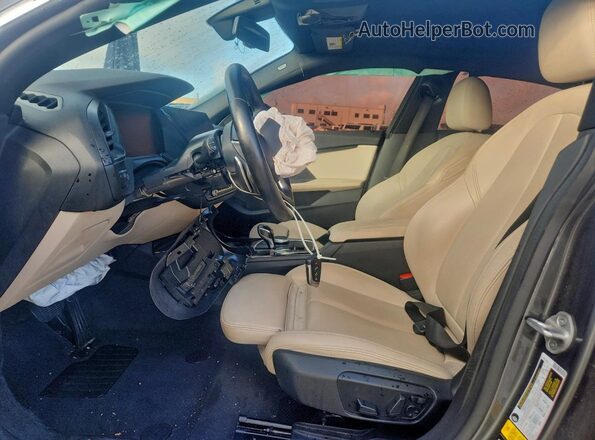 WBA73AK04L7G11220 2020 BMW 2 SERIES Gray Вид салону спереду