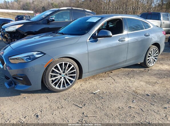 WBA73AK08L7F97872 2020 BMW 2 SERIES Gray Առջևի ձախ երեք քառորդ տեսարան