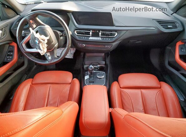 WBA73AK08M7G86519 2021 BMW 2 SERIES Gray წინა პანელის ხედი