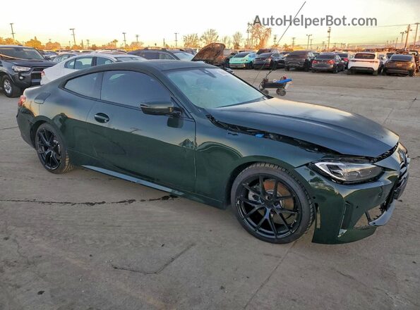 WBA73AP02NCH95124 2022 BMW 4 SERIES Зеленый Вид спереди