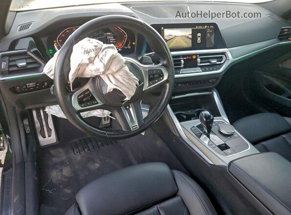 WBA73AP02NCH95124 2022 BMW 4 SERIES Зеленый Вид щитка приборов