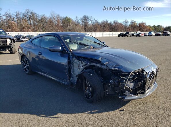 WBA73AP03MCF69429 2021 BMW 4 SERIES Серый Передняя правая четверть