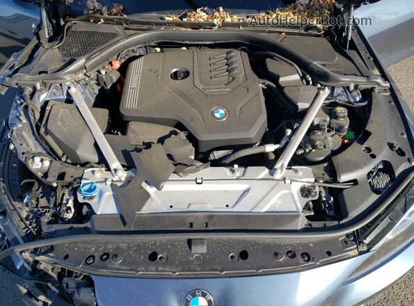 WBA73AP03MCF69429 2021 BMW 4 SERIES Серый Вид задней части салона