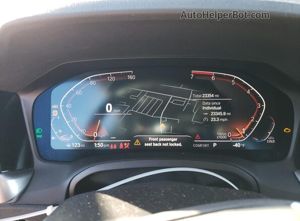 WBA73AP03MCF69429 2021 BMW 4 SERIES Серый Вид щитка приборов