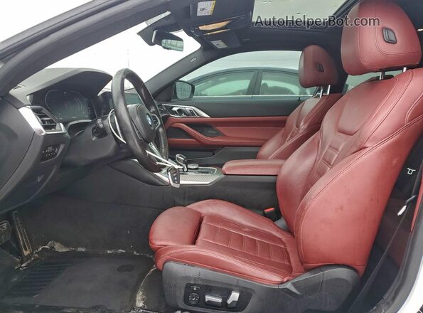 WBA73AP03MCG86802 2021 BMW 4 SERIES White Front interior view