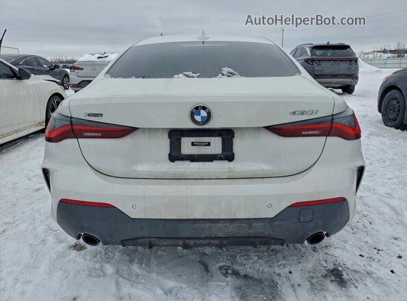WBA73AP03MCG86802 2021 BMW 4 SERIES White Rear view