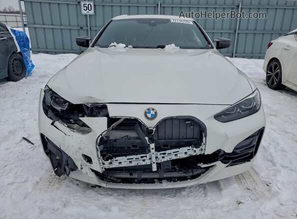 WBA73AP03MCG86802 2021 BMW 4 SERIES White Front view