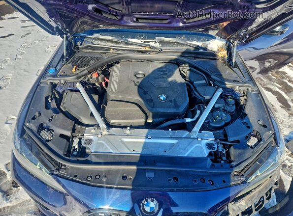 WBA73AP09NCJ68109 2022 BMW 4 SERIES Синий Вид задней части салона