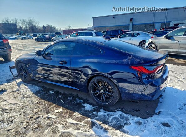 WBA73AP09NCJ68109 2022 BMW 4 SERIES Синий Задняя левая четверть