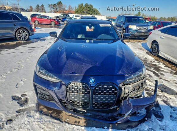 WBA73AP09NCJ68109 2022 BMW 4 SERIES Синий Вид спереди