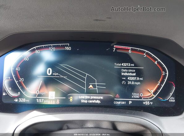 WBA73AV01PFP29634 2023 BMW 4 SERIES Gray Вид задніх сидінь