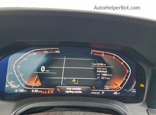 WBA73AV09PFP14315 2023 BMW 4 SERIES Black Widok zestawu wskaźników