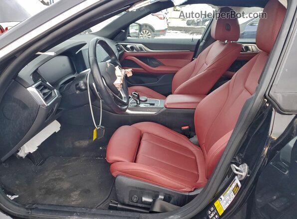 WBA73AV09PFP14315 2023 BMW 4 SERIES Black Widok wnętrza z przodu
