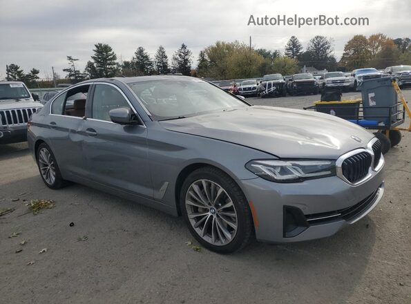 WBA73BJ02PCN56316 2023 BMW 5 SERIES Gray Передня права чверть