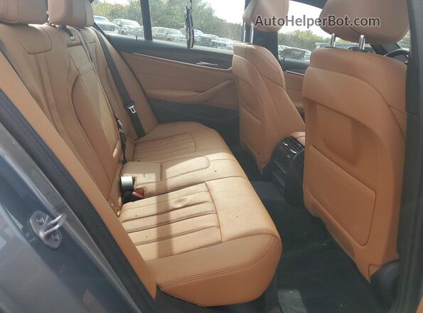 WBA73BJ02PCN56316 2023 BMW 5 SERIES Gray Вид задніх сидінь