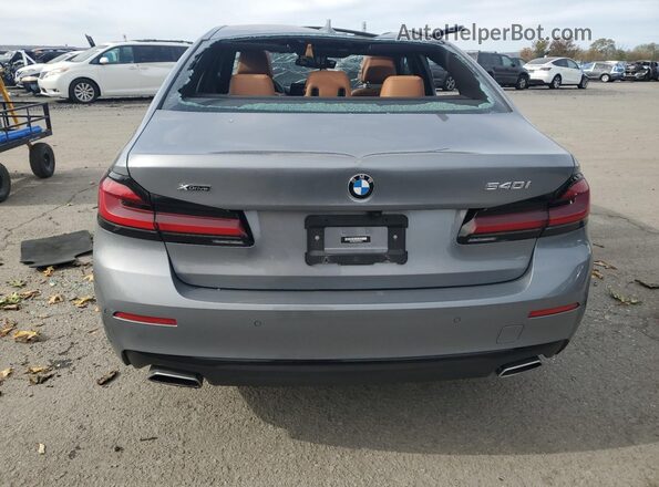 WBA73BJ02PCN56316 2023 BMW 5 SERIES Gray Вид ззаду