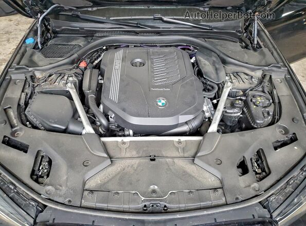 WBA73BJ05PCN00063 2023 BMW 5 SERIES Black Widok wnętrza z tyłu