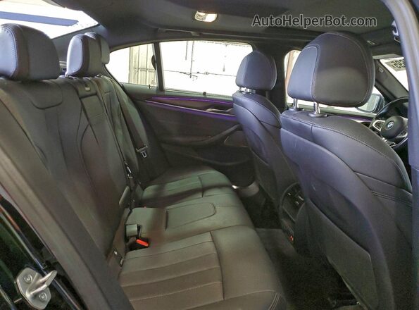 WBA73BJ06PCL24513 2023 BMW 5 SERIES Black Rear seats view