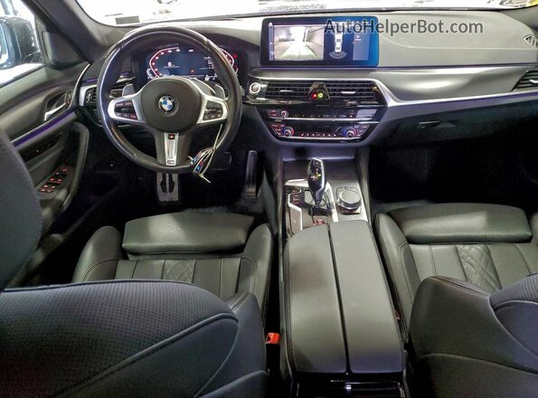 WBA73BJ06PCL24513 2023 BMW 5 SERIES Black Dashboard view