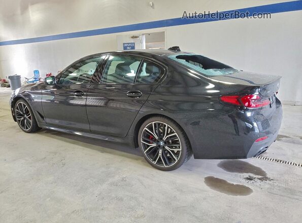 WBA73BJ06PCL24513 2023 BMW 5 SERIES Black Rear left