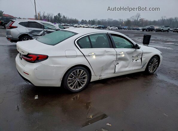 WBA73BJ07NWX50576 2022 BMW 5 SERIES White Trasero derecho