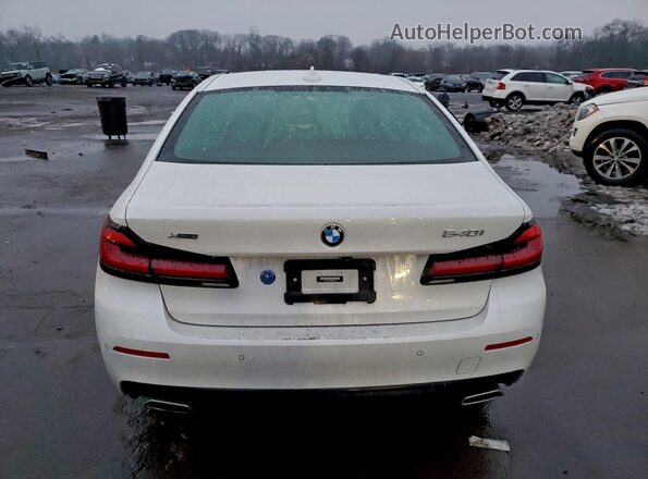 WBA73BJ07NWX50576 2022 BMW 5 SERIES White Vista trasera