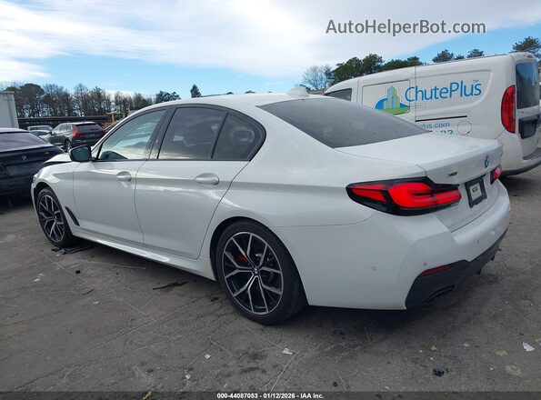 WBA73BJ09NWX72417 2022 BMW 5 SERIES Белый Задняя левая четверть