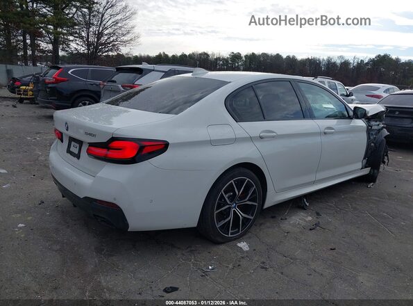 WBA73BJ09NWX72417 2022 BMW 5 SERIES Белый Задняя правая четверть
