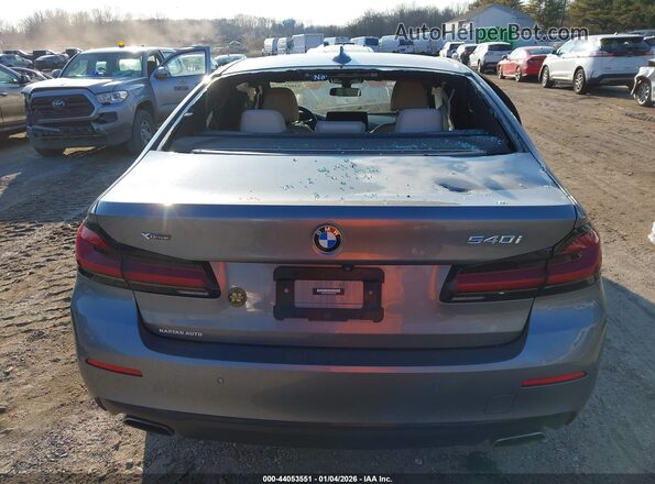 WBA73BJ0XNWX54590 2022 BMW 5 SERIES Gray Vista interior de 360 grados