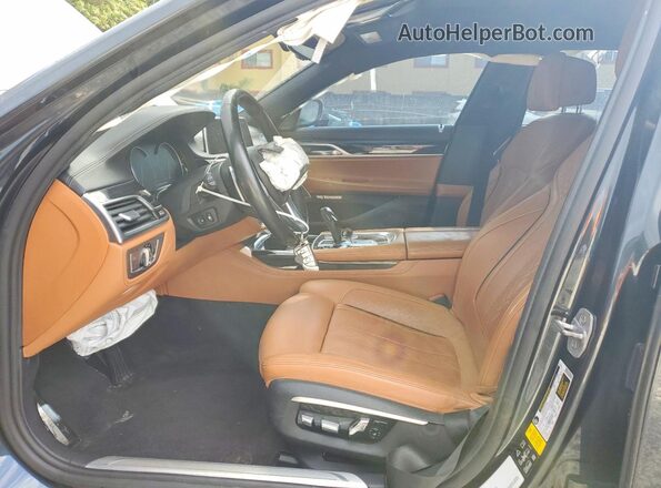 WBA7B0C53GG526850 2016 BMW 7 SERIES Gray Vista interior delantera