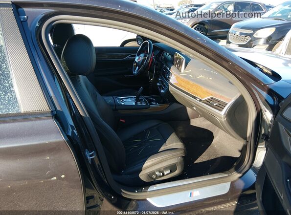 WBA7E2C50JB214962 2018 BMW 7 SERIES Black Vista interior delantera