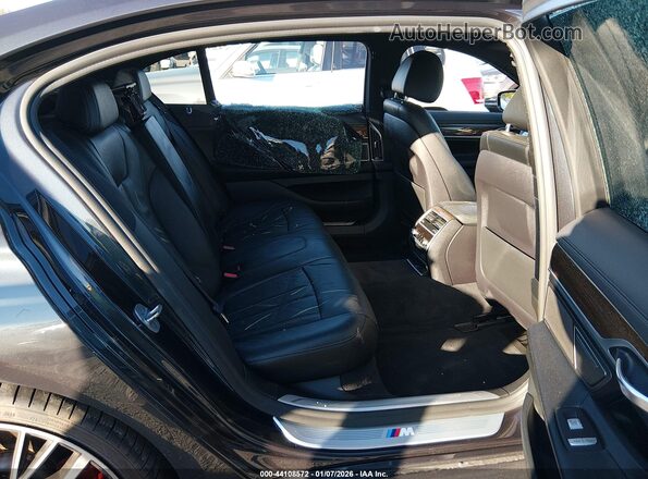 WBA7E2C50JB214962 2018 BMW 7 SERIES Black Vista de la etiqueta del VIN