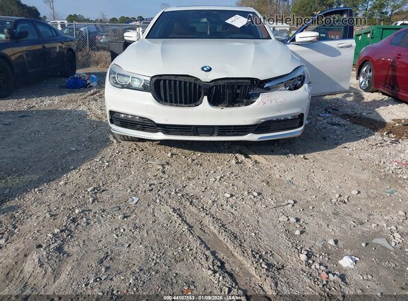 WBA7E2C55KB216501 2019 BMW 7 SERIES White Front view